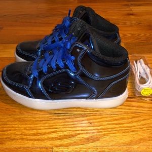 Sketchers Light Up Energy Lights Blue Sneakers